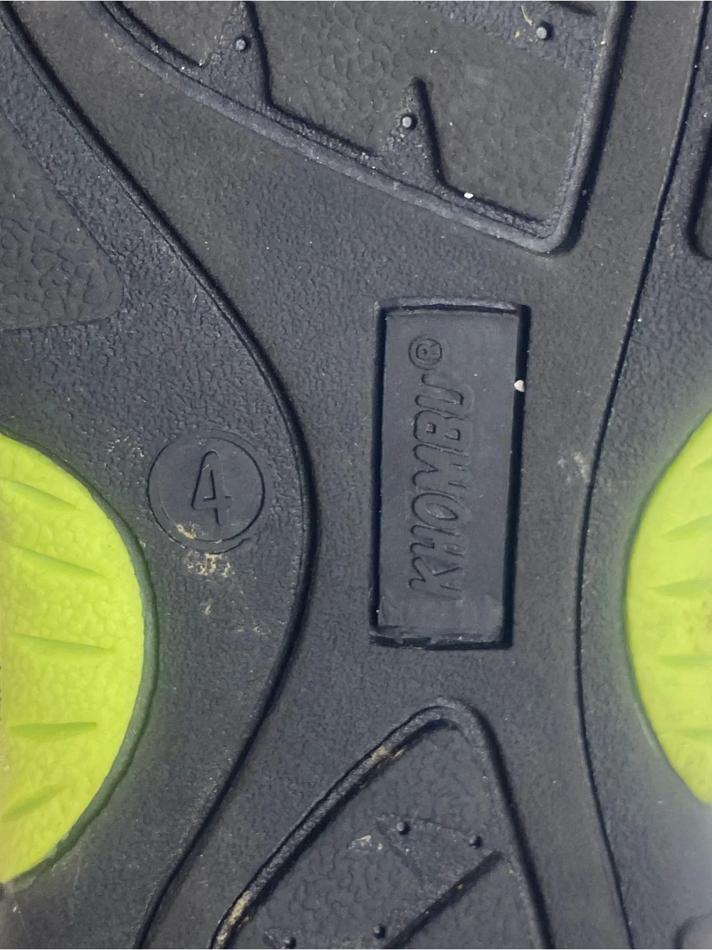 KHOMBU Dillon Gray Green Outdoors Water Hiking Shoes Size 4